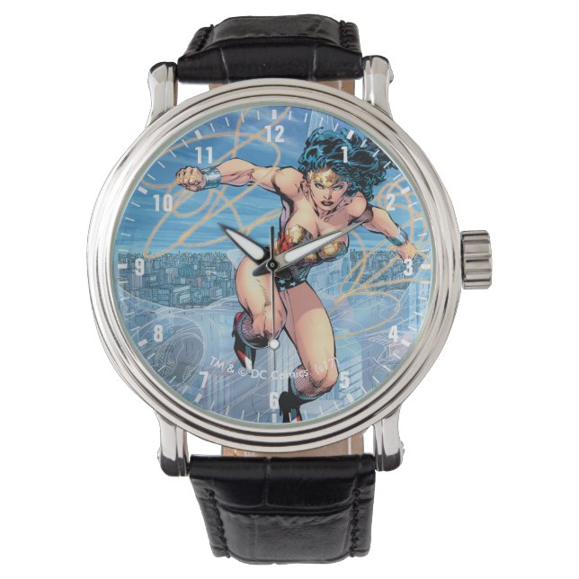 Wonder Woman Trinity Comic Hoesje #16 Horloge (Voorkant)