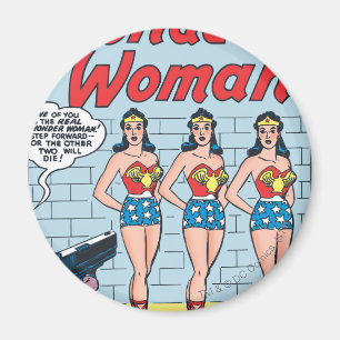 Wonder Woman Triple Identity Magneet