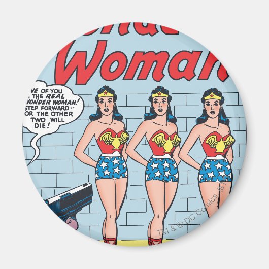 Wonder Woman Triple Identity Magneet (Voorkant)