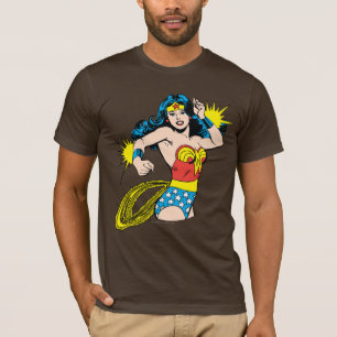 Wonder Woman Twist met glanzende boeien T-shirt