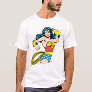 Wonder Woman Twist met glanzende boeien T-shirt