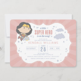 Wonder Woman | Uitnodiging tot Baby shower van Sup