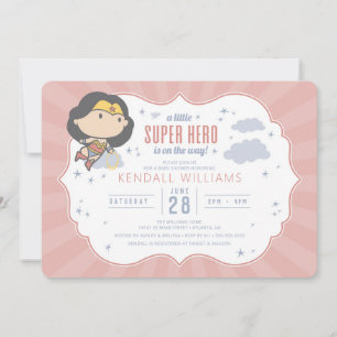 Wonder Woman Uitnodiging tot Baby shower van Sup