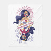 Wonder Woman Unmask Your Powers Fleece Deken (Voorkant)