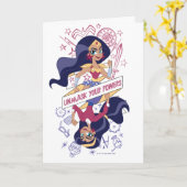 Wonder Woman Unmask Your Powers Kaart (Gele Bloem)