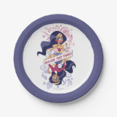 Wonder Woman Unmask Your Powers Papieren Bordje (Voorkant)