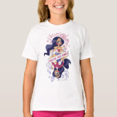 Wonder Woman Unmask Your Powers T-shirt (Voorkant)