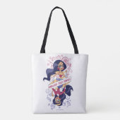 Wonder Woman Unmask Your Powers Tote Bag (Achterkant)