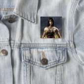 Wonder Woman Vierkante Button 5,1 Cm (In situ)