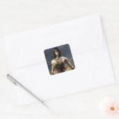 Wonder Woman Vierkante Sticker (Envelop)