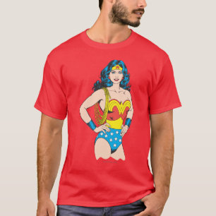Wonder Woman   Vintage Pose with Lasso T-shirt