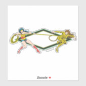 Wonder Woman vs Cheetah Sticker (Vel)