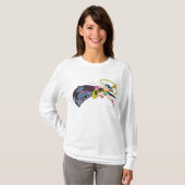 Wonder Woman vs Robot T-shirt (Voorkant volledig)