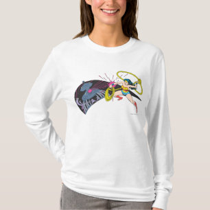 Wonder Woman vs Robot T-shirt