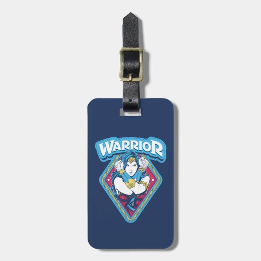Wonder Woman Warrior Graphic Bagagelabel (Voorkant verticaal)