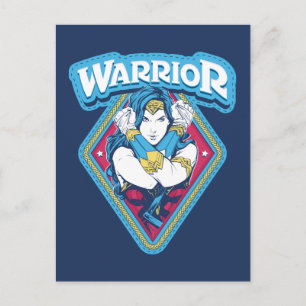 Wonder Woman Warrior Graphic Briefkaart