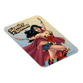 Wonder Woman Wearing Cape Magneet (Rechterzijde)