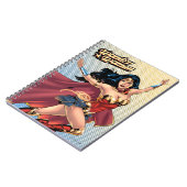 Wonder Woman Wearing Cape Notitieboek (Linkerzijde)