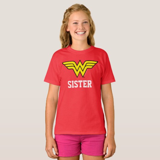 Wonder Woman | Wonder Sister T-shirt (Voorkant volledig)