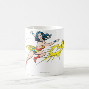 Wonder WomanThrows Crown Koffiemok