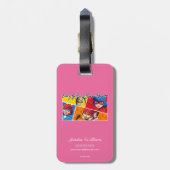 Wonderbaarlijk Elk Meisje Is Een Superheld Bagagelabel (Achterkant verticaal)