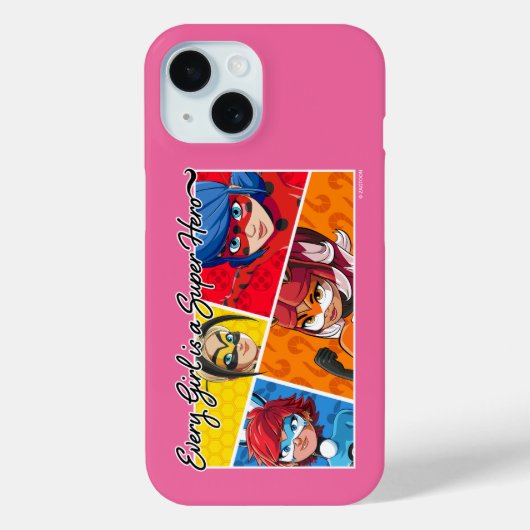 Wonderbaarlijk Elk Meisje Is Een Superheld Case-Mate iPhone Case (Achterkant)