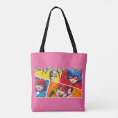 Wonderbaarlijk Elk Meisje Is Een Superheld Tote Bag (Achterkant)