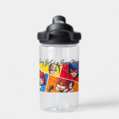 Wonderbaarlijk Elk Meisje Is Een Superheld Waterfles (Achterkant)