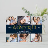 Wonderbaarlijk Kerst Kaart met Folie Kerstkaart (Staand Voorkant)