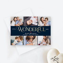 Wonderbaarlijk Kerst Kaart met Folie Kerstkaart