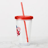 Wonderbaarlijk lieveheersbeestje | Vlekken aan Acryl Drinkbeker (Links)