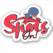 Wonderbaarlijk lieveheersbeestje | Vlekken aan Sticker (Voorkant)