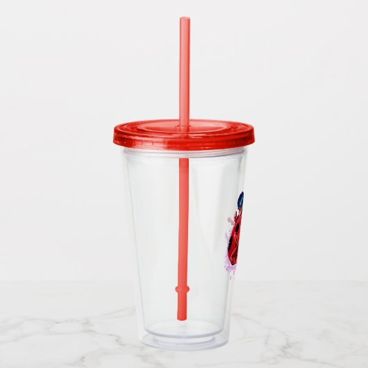 Wonderbaarlijk lieveheersbeestje | Vlekken op afbe Acryl Drinkbeker (Rechts)