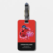 Wonderbaarlijk lieveheersbeestje | Vlekken op afbe Bagagelabel (Achterkant verticaal)