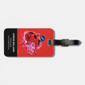 Wonderbaarlijk lieveheersbeestje | Vlekken op afbe Bagagelabel (Achterkant horizontaal)