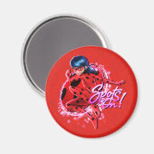 Wonderbaarlijk lieveheersbeestje | Vlekken op afbe Magneet (Voorkant / Achterkant)