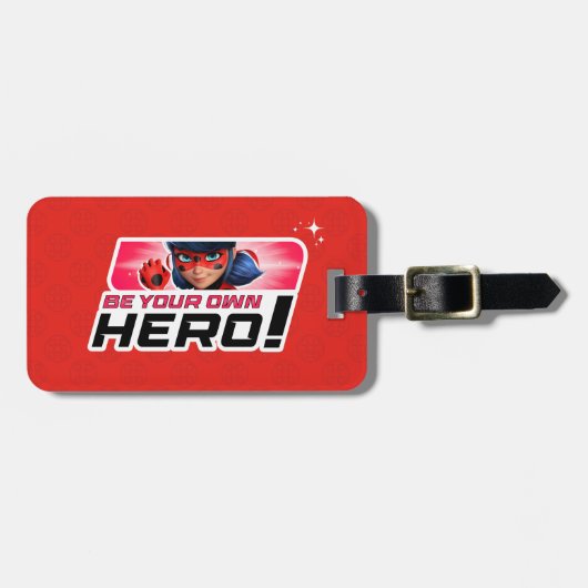 Wonderbaarlijk lieveheersbeestje | Wees je eigen h Bagagelabel (Voorkant horizontaal)