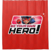 Wonderbaarlijk lieveheersbeestje | Wees je eigen h Douchegordijn (Voorkant)