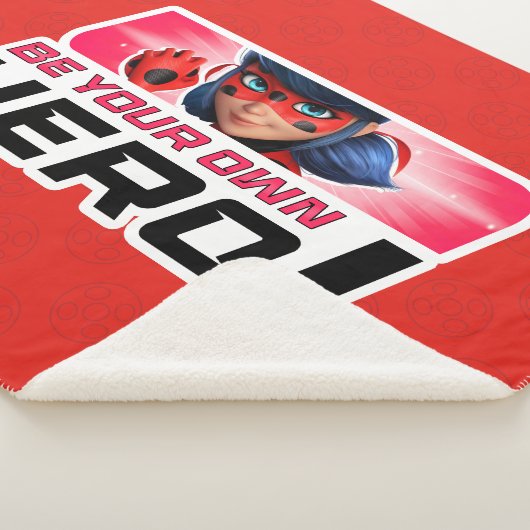 Wonderbaarlijk lieveheersbeestje | Wees je eigen h Sherpa Deken (3/4)