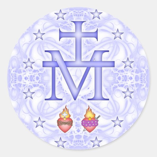 Wonderbaarlijk medaillon ronde sticker (Voorkant)