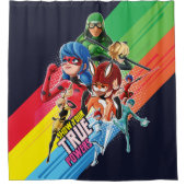 Wonderbaarlijk Show van je ware krachten Douchegordijn (Voorkant)