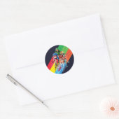 Wonderbaarlijk Show van je ware krachten Ronde Sticker (Envelop)