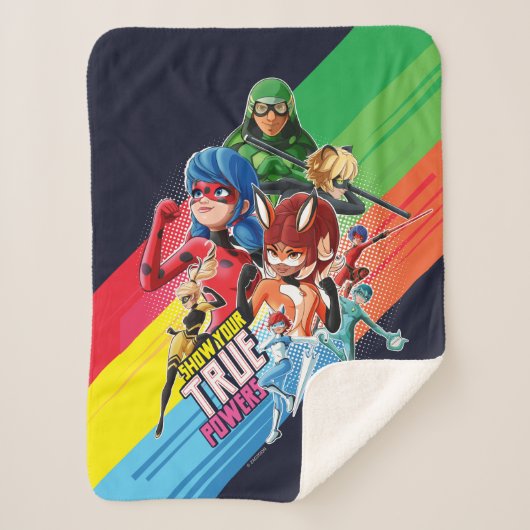 Wonderbaarlijk Show van je ware krachten Sherpa Deken (Voorkant)