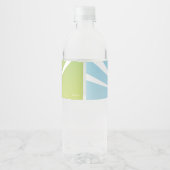 Wonderbaarlijke Cat Noir Chibi verjaardag Waterfles Etiket (Achterkant)