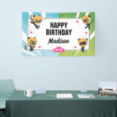 Wonderbaarlijke Cat Noir verjaardag Spandoek (Beurs)