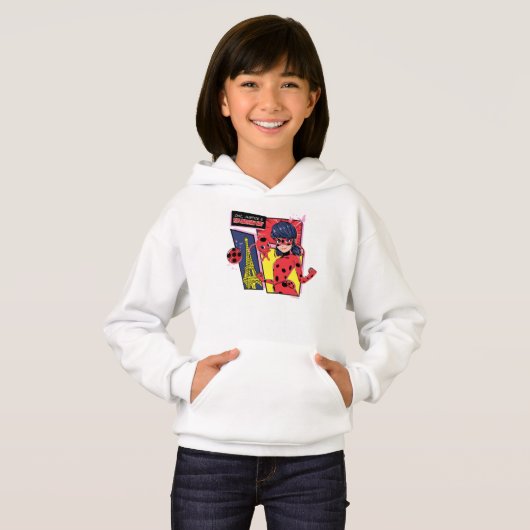 Wonderbaarlijke Comic Ladybug Parijse manier (Voorkant volledig)