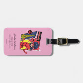 Wonderbaarlijke Comic Ladybug Parijse manier Bagagelabel (Voorkant horizontaal)