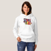 Wonderbaarlijke Comic Ladybug Parijse manier Hoodie (Voorkant volledig)