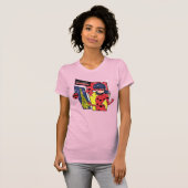 Wonderbaarlijke Comic Ladybug Parijse manier T-shirt (Voorkant volledig)