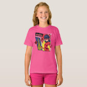 Wonderbaarlijke Comic Ladybug Parijse manier T-shirt (Voorkant volledig)